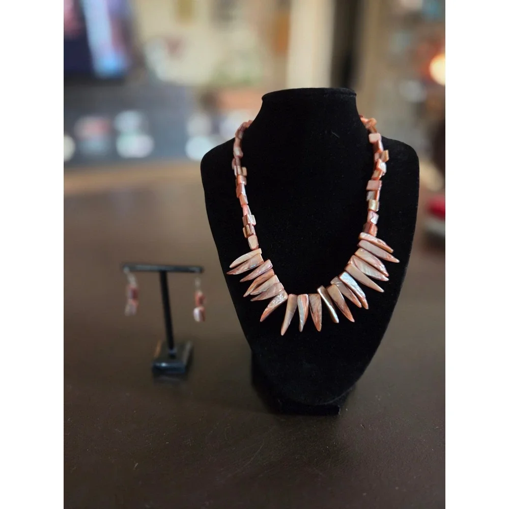 Vintage iridescent pink
